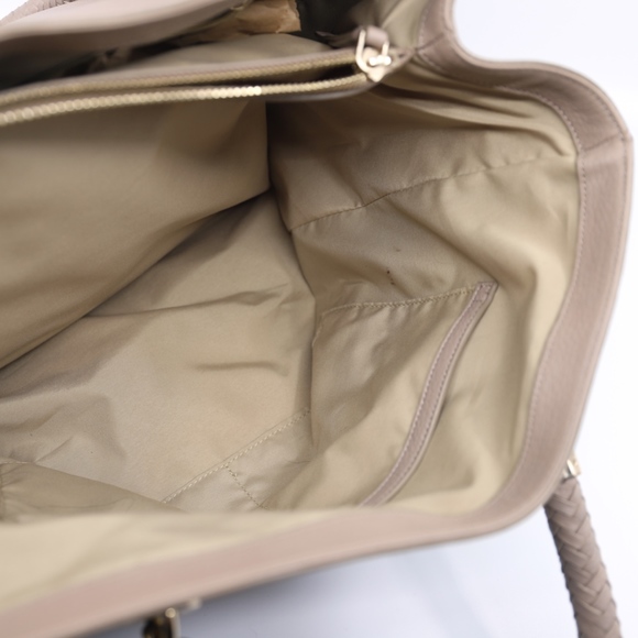 Cole Haan Leather Hobo Nude Tote Gold Tote - Picture 3 of 5